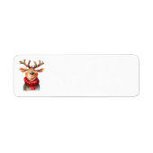 Comical Reindeer Address Labels (Vorne)