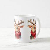 Comical Rentier Tasse (VorderseiteRechts)