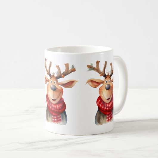 Comical Rentier Tasse (VorderseiteRechts)