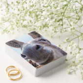 Comical Smiling Gray Donkey Spielkarten (Insitu (Hochzeit))