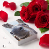 Comical Smiling Gray Donkey Spielkarten (Insitu (Valentinstag))
