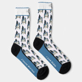 Comical Steller's Jay Bird Socks Socken (Rechts)
