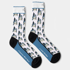 Comical Steller's Jay Bird Socks Socken