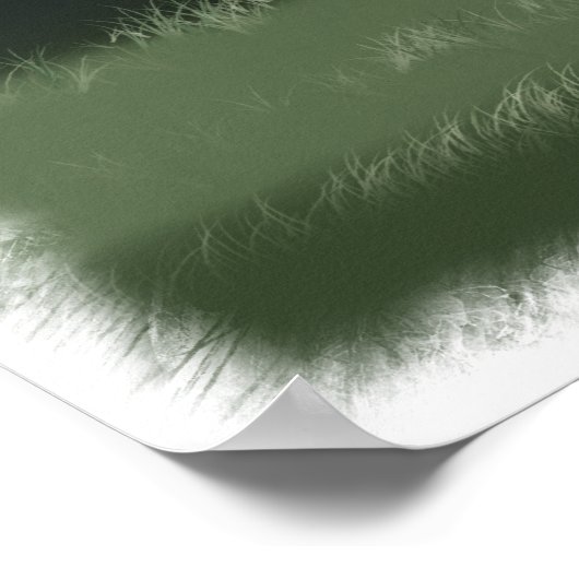 Comical UFO Cow Abduction Poster (Ecke)