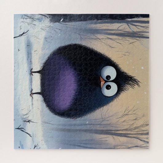 Comical Winter Bird Puzzle (Horizontal)