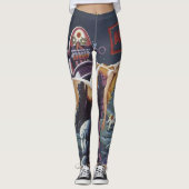 Comicbuch-Leggings Leggings (Vorderseite)