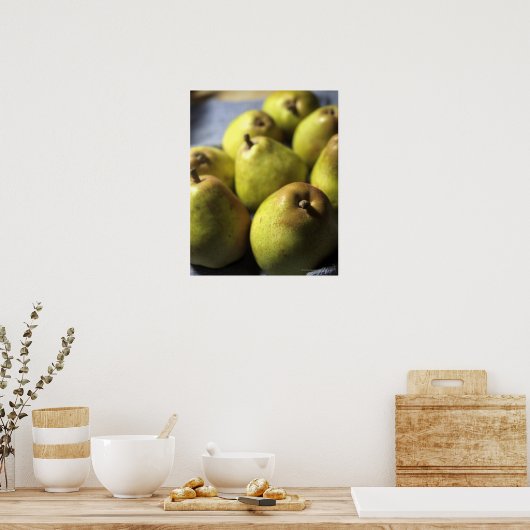 Comice Pears Poster (Küche)