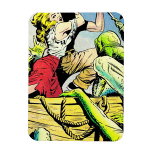 Comicen des Goldenen Horrors  60er Beängstigende C Magnet