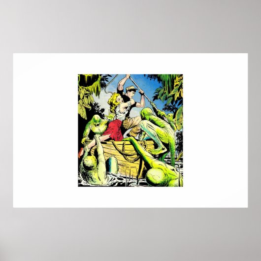 Comicen des Goldenen Horrors |60er Beängstigende C Poster (Vorne)