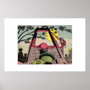 Comicen des Goldenen Horrors   80ER VINTAGE COMIC Poster