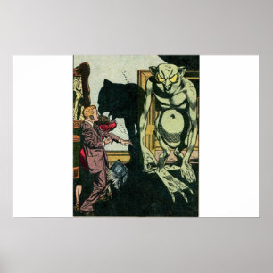 Comicen des Goldenen Horrors   BEÄNGSTIGENDE VINTA Poster