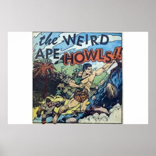 Comicen des Goldenen Horrors | beängstigendes Retr Poster (Vorne)