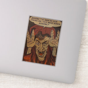 Comicen des Goldenen Horrors   Comic im goldenen Z Aufkleber