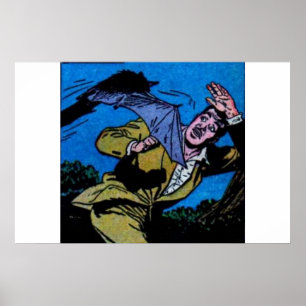 Comicen des Goldenen Horrors   Vintage Comicen der Poster