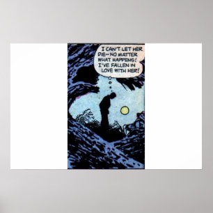 Comicen des Goldenen Horrors   Vintage Comicen der Poster