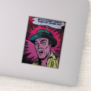 Comicen des Goldenen Horrors Vintage Comicen in Aufkleber