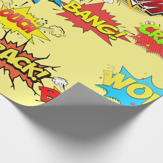 Comicen entwerfen Wrapper Geschenkpapier (Ecke)
