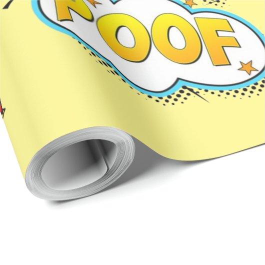 Comicen entwerfen Wrapper Geschenkpapier (Rolleneckpunkt)