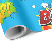 Comicen entwerfen Wrapper Geschenkpapier (Rolleneckpunkt)