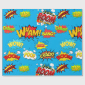 Comicen entwerfen Wrapper Geschenkpapier (Flach)