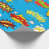 Comicen entwerfen Wrapper Geschenkpapier (Ecke)