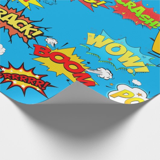 Comicen entwerfen Wrapper Geschenkpapier (Ecke)