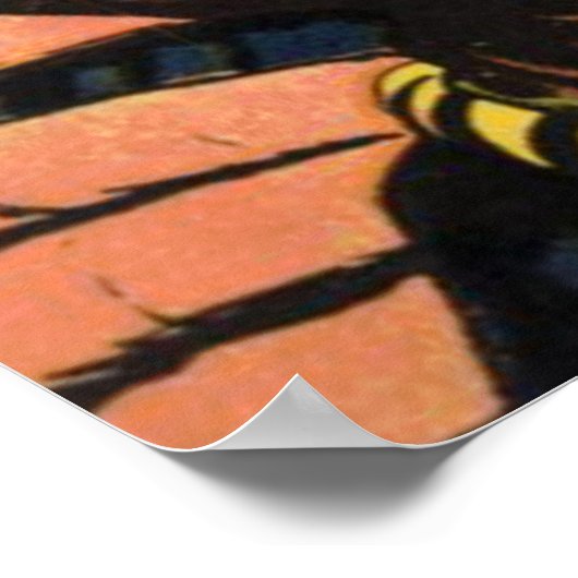 Comicen für Spuk Horror Poster (Ecke)