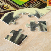 Comicen für Vintage Alien Science Fiction Puzzle (Seite)