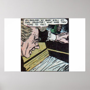 Comicen für Vintage Horror   BEÄNGSTIGENDE VINTAGE Poster