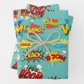 Comicen Geschenkpapier Set (Beispiel)