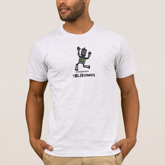 Comicen - Hochwertiger T - Shirt mit Robot (Vorderseite)
