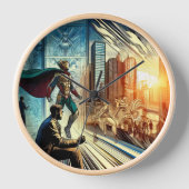 Comicen Kunstbild Uhr (Vorderseite)