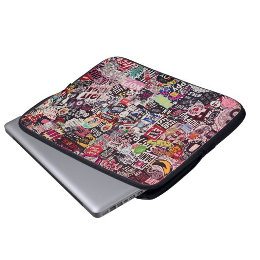 Comicen Laptopschutzhülle (Vorne Knopf)