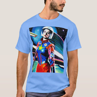Comicen Spacegirl-Retroästhesie 2 T-Shirt