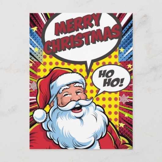 COMICEN STYLE CHRISTMAS CARD POSTKARTE (Vorderseite)