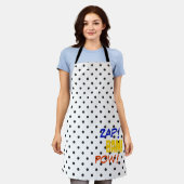 Comicen Zap! Bam! Pow! Funny Colorful Superhero Schürze (Getragen)