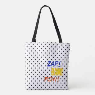 Comicen Zap! Bam! Pow! Funny Colorful Superhero Tasche