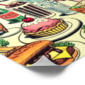 Comicen zum Mittagessen Poster (Ecke)