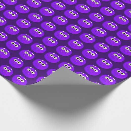 Comicfigur Lila Geschenkpapier (Ecke)