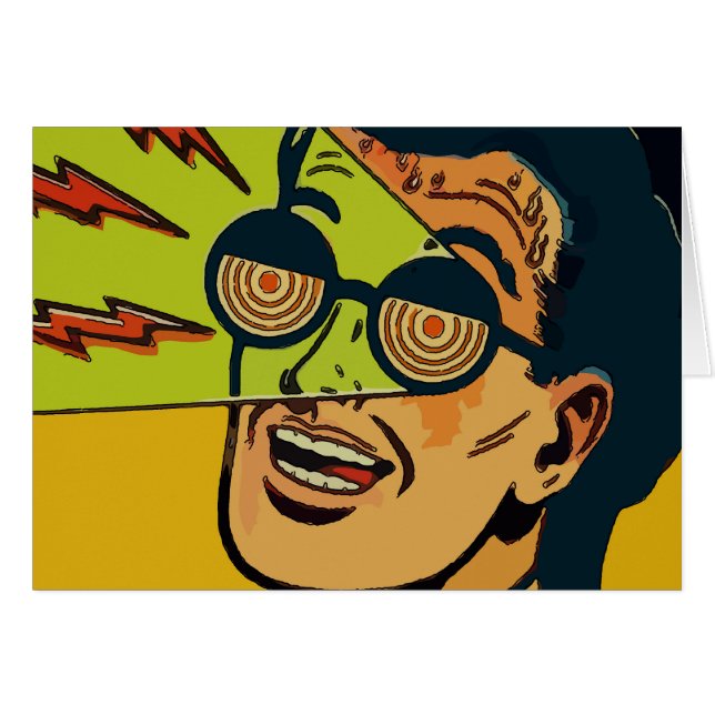 Comicglas Man (Vorderseite (Horizontal))