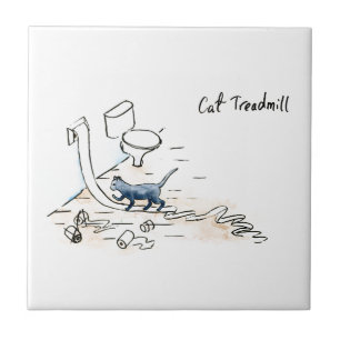 Comickatzentretmühle Fliese