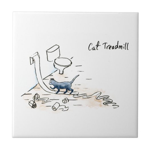 Comickatzentretmühle Fliese (Vorderseite)