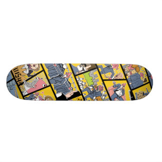 Comicmuster Skateboard - Gelb