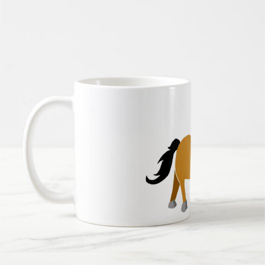 Comicpferd Kaffeetasse (Links)