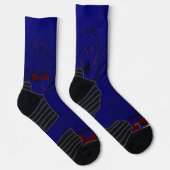 Comics Character Athletic Socks Socken (Rechts)