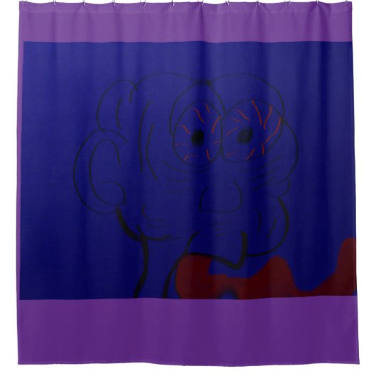 Comics Character Shower Curtain Duschvorhang (Vorderseite)