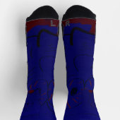 Comics-Charakter-Athletic-Socken Socken (Oben)