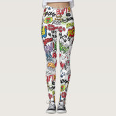 Comics Elements Leggings (Vorderseite)