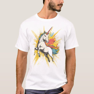 Comics-Explosion-Einhorn (1) T-Shirt