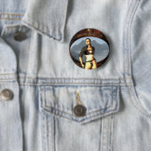 Comics-Mädchen Button (Beispiel)